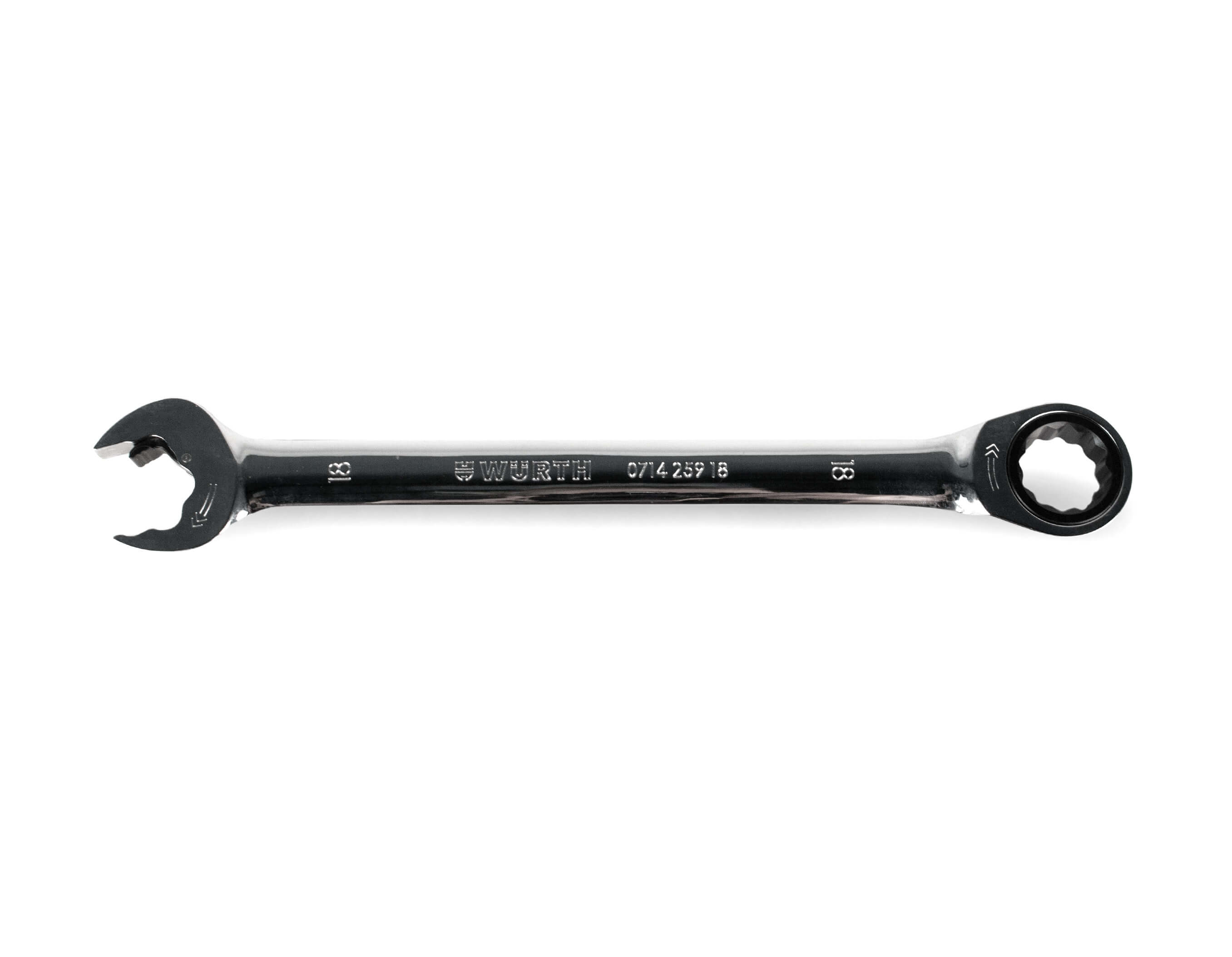 Ratchet combination wrench both sides 18MM